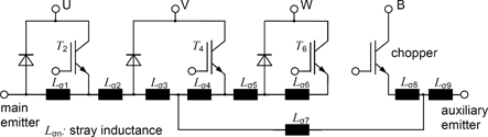 Figure 3. Parasitic turn-on via the common emitter inductance